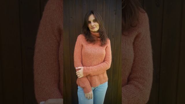 свитер "Изабель" выполнен из альпаки, шелка, люрекса (пряжа Италия) инстаграм by_petrovalena смотреть онлайн