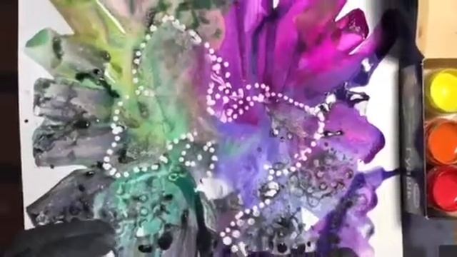 Нетрадиционные техники рисования. "Сюрприз".