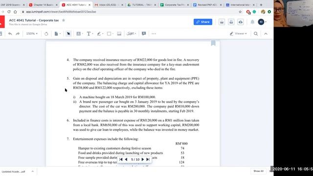 Tutorial 3 Corporate Taxation смотреть онлайн
