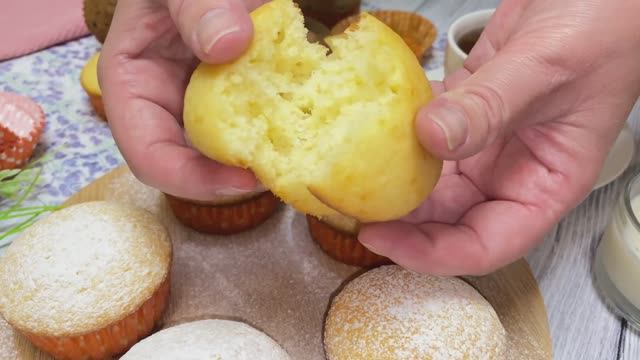 ВОЗДУШНЫЕ ВАНИЛЬНЫЕ КЕКСЫ ( КАПКЕЙКИ ) на сметане ✨ Без миксера/ Самый простой рецепт смотреть онлайн