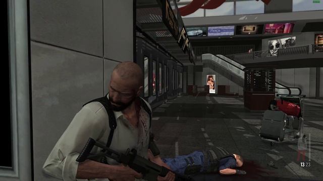 Max Payne 3 - Airport Terminal Fight (Old School) смотреть онлайн