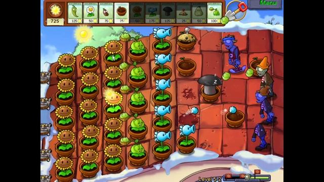 Plants vs. Zombies Modern Extension First Edition Roof Levels 1080p Part 1 смотреть онлайн