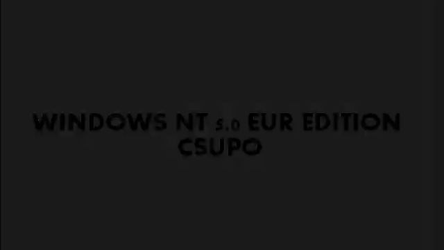 Windows NT 5.0 EUR Edition Csupo Robot Logo смотреть онлайн