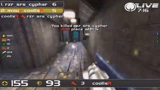 Quakecon 2010 Grand Final - Cooller vs Cypher - Aerowalk - HD смотреть онлайн