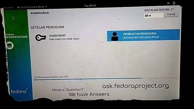 Instalasi Linux Fedora смотреть онлайн