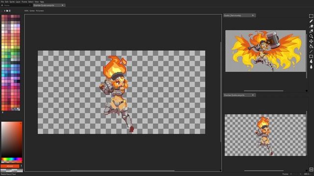 Shantae (Quake Dance) – Pixel art Timelapse - Aseprite смотреть онлайн