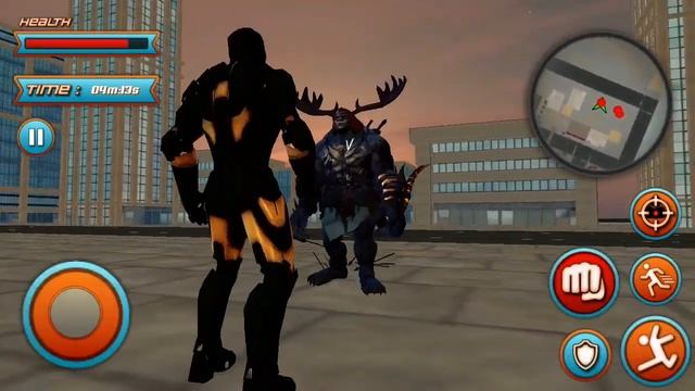 Iron Superhero Crime Battle | Flying Iron Hero City Mission - Android GamePlay смотреть онлайн