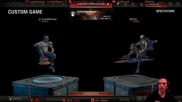 raven666wings vs fazz - Dreamhack Winter EU Duel Qualifier [Round 1] [Quake Champions] [1080p] смотреть онлайн