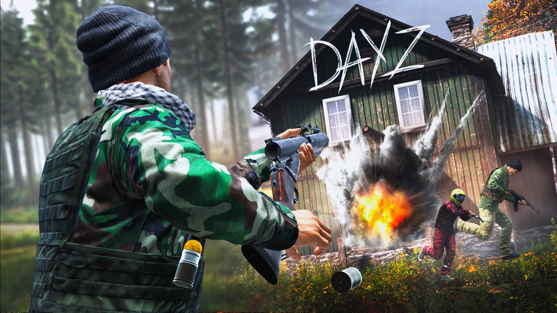 Выкуриваем кемперов газом, онлайн рейд базы — DAYZ смотреть онлайн