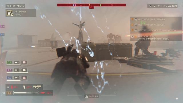 HELLDIVERS 2 mixed with Starship Trooper, ODST, and Warhammer40k moments смотреть онлайн