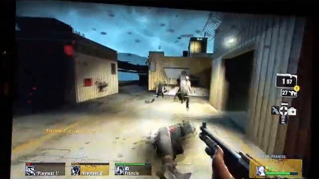 Showing off Left 4 Dead for the xbox 360 смотреть онлайн