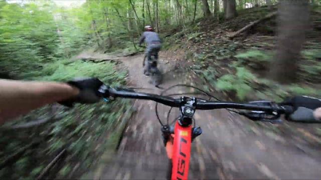 В Чулково после ливня на MTB смотреть онлайн