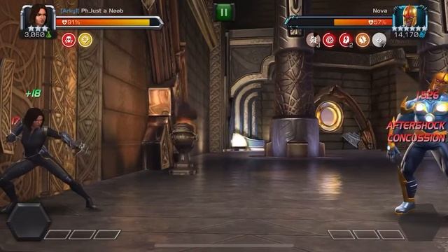 3 star Quake vs r3 6 star nova. Marvel contest of champions. смотреть онлайн