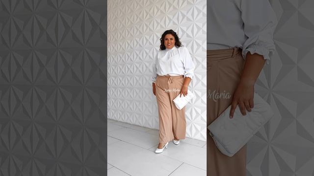 Брюки палаццо широкие с поясом смотреть онлайн