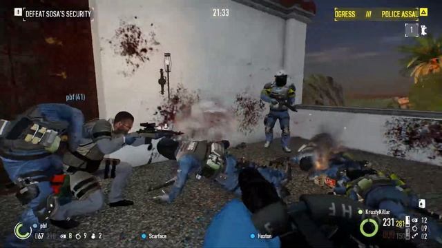 Payday 2 | The Butcher:Scarface Mansion -Normal mode, Together with friend Peter (Dansk/Danish) смотреть онлайн