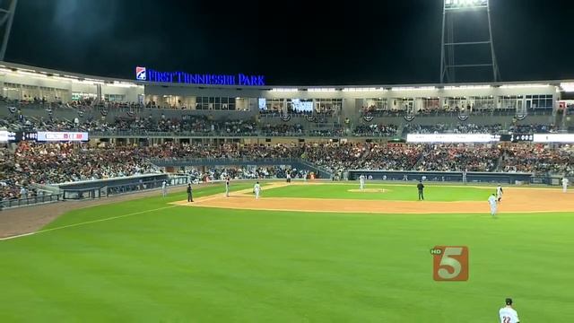 Sounds Play Last Home Game Of The Season At First Tennessee Park смотреть онлайн