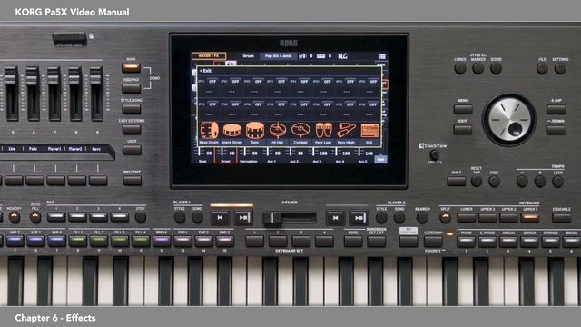 Видеоруководство Korg Pa5X, часть 6-10. Эффекты