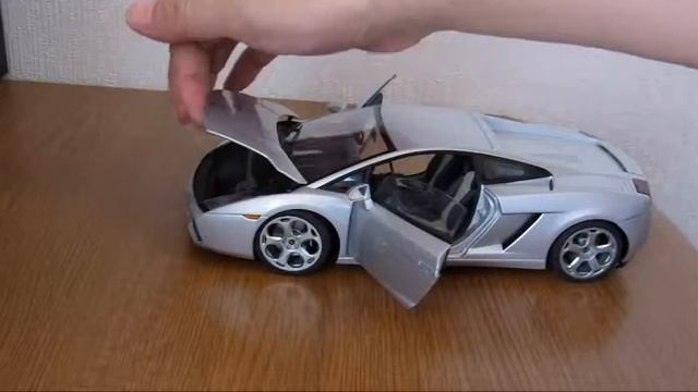 1 18 AUTOart LAMBORGHINI GALLARDO Silver 7 смотреть онлайн