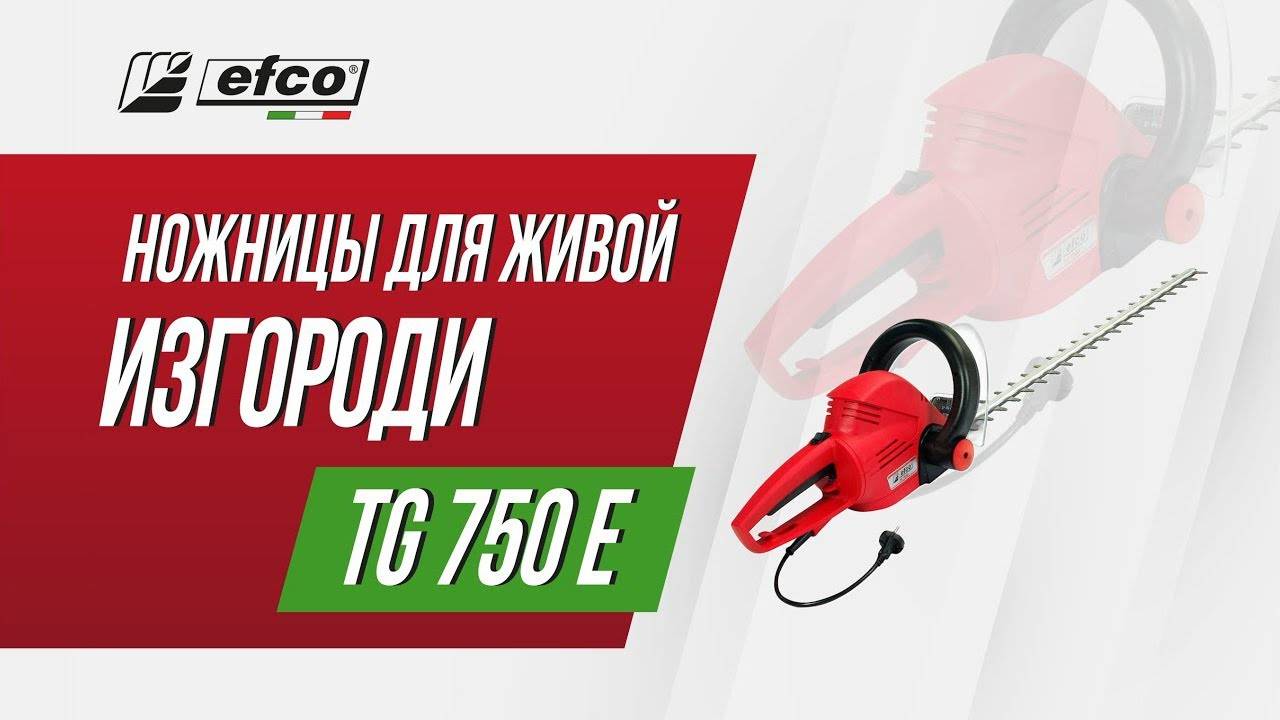 Электрические ножницы Efco TG 750 E смотреть онлайн