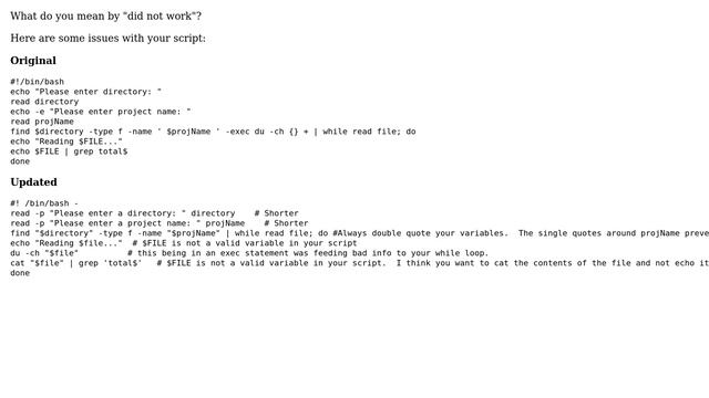 Unix & Linux: How do I display the contents of find in a shell script? (3 Solutions!!) смотреть онлайн