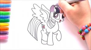 Май Литл Пони Мультик Раскраска Рисуем Раскраски Видео для Детей