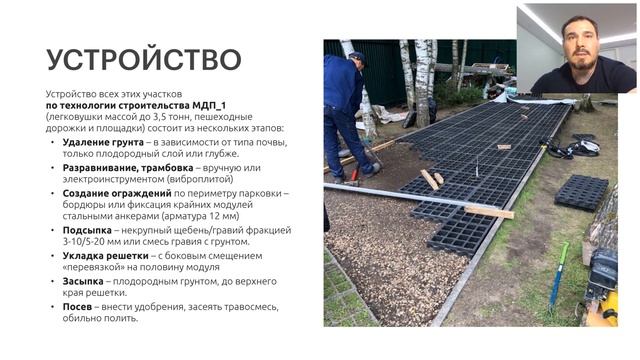 Экопарковка в загородном доме. Роман Карпов, директор компании сравнил с похожими вариантами смотреть онлайн