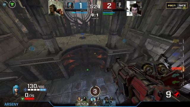 RESP LEAGUE S1:W2:D1:DIV2 - ARSENY v/s DANCHEZ - Quake Champions смотреть онлайн