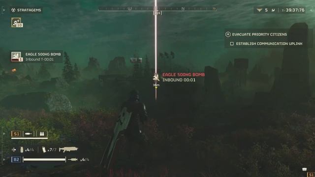 HELLDIVERS 2 | 500kg Bomb vs Charger смотреть онлайн