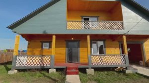 Обзор дома из бруса. Строительная компания «Удачный выбор»