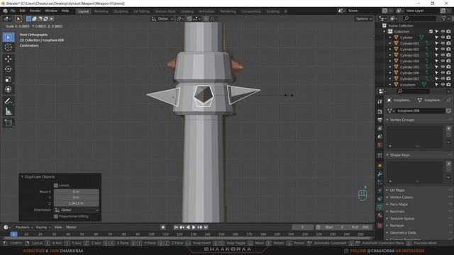 Create a Stylized Low Poly Weapon In Blender-Part01 Modeling смотреть онлайн