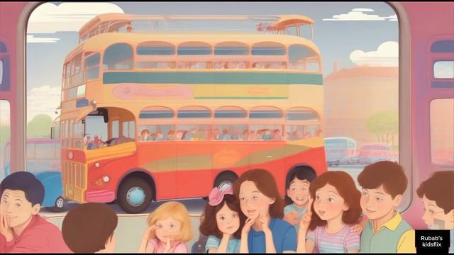 Nursery Rhyme: Wheels On The Bus Fun For Kids!