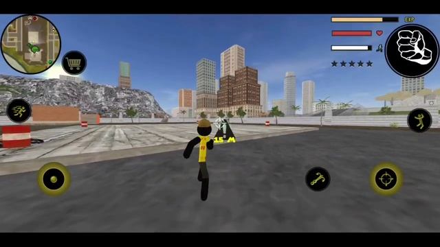 Stickman Rope Hero Vice Town # Modern Mafia | Android/iOS Gameplay смотреть онлайн