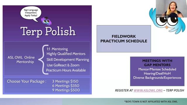 GAP Mentorship Institute Educational Interpreting Interest Meeting with Q&A смотреть онлайн