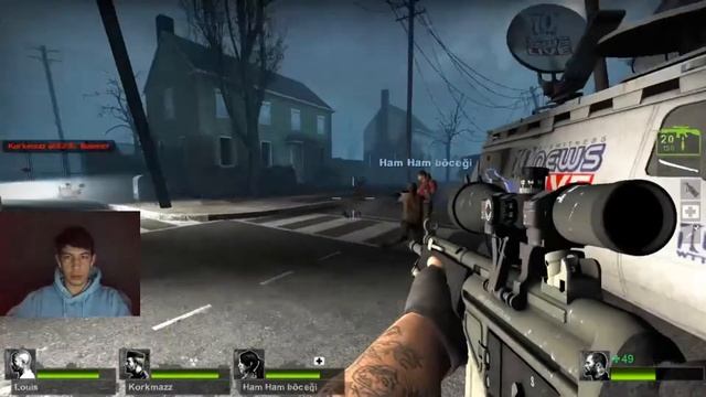 Left 4 Dead 2 | ÖLÜM ÇANLARI 10/15 | YAYINDAN KESİT смотреть онлайн