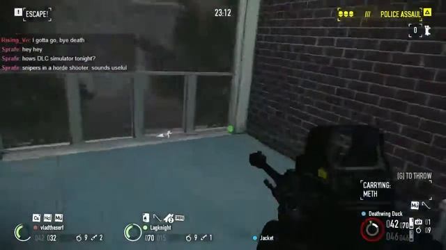 Payday 2 with Friends [6-26-16]: Hotline Miami - Overkill смотреть онлайн