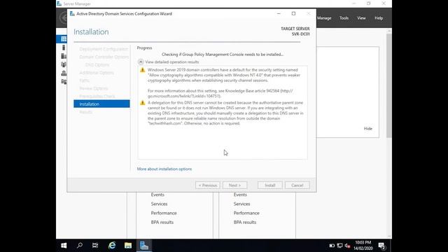 How to install Active Directory Domain Controller with DNS in Windows Server 2016 2019 смотреть онлайн