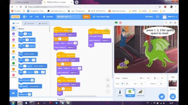 ECA Scratch Tutorial #3 Wizard Spells! смотреть онлайн