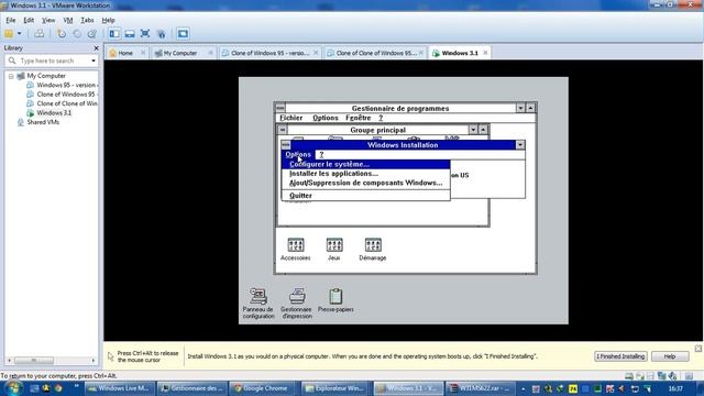 Installation de Windows 3.1 sous VMware - Sans son смотреть онлайн