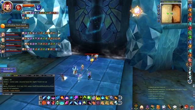 Fiesta Online NA DDF run / 120 Wizard / 100ed charms/ mob control and nuke / easy farming xD!! смотреть онлайн