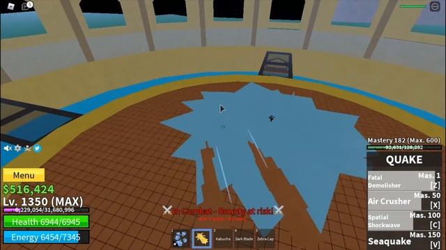 PvP with Quake Awakening - | Blox Fruits | Update 12 смотреть онлайн