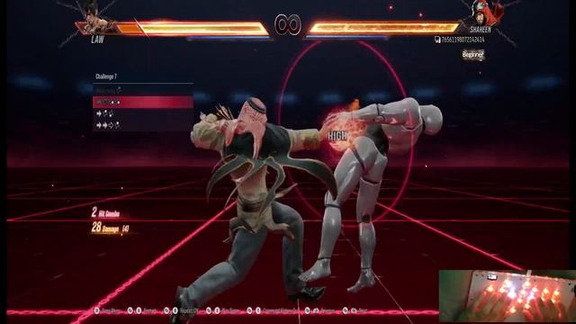 TEKKEN 8 — Shaheen Combo Challenges смотреть онлайн