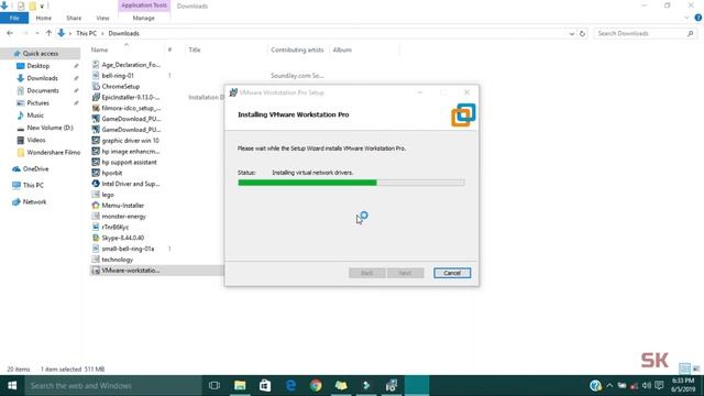 How to Install VMware Workstation 15 Pro in Windows 10 Pro by sksushil смотреть онлайн