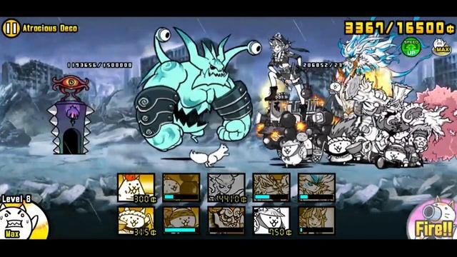 The Battle Cats - My last 3-Crown stage from Stories of Legend смотреть онлайн