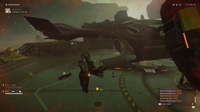 Helldivers 2 Funny Pelican Glitch смотреть онлайн