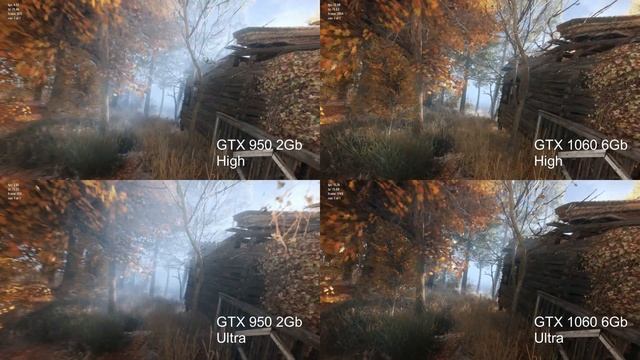 Metro Exodus - High Ultra - GTX 950 2gb vs GTX 1060 6gb - xeon 5440 - ram 8gb - ssd смотреть онлайн