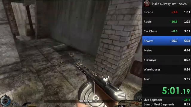 Stalin Subway Red Veil Speedrun - Any% Easy in 9:36 смотреть онлайн