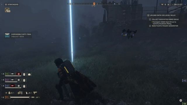Helldivers 2 - Charger Drop Pod Kill смотреть онлайн