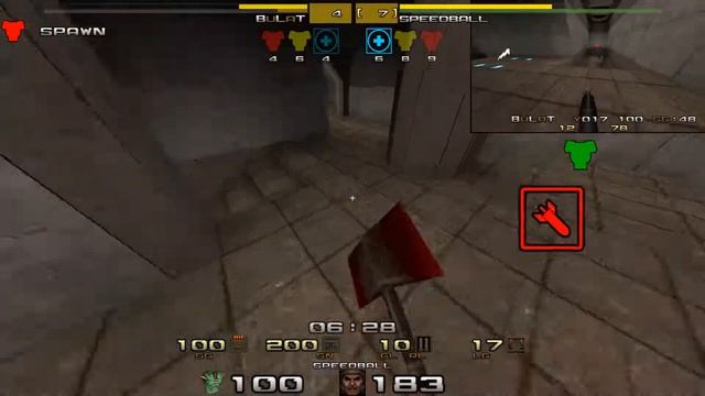 Thunderdome 9 - Bulat vs speedball, map 1 (aerowalk) - QuakeWorld смотреть онлайн