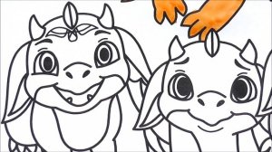 Лего Эльфы Драконы Раскраски Видео для детей Рисуем Раскраски