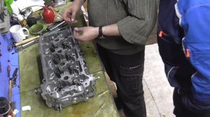 Пример засухаривания клапанов с использованием набора JTC-4944